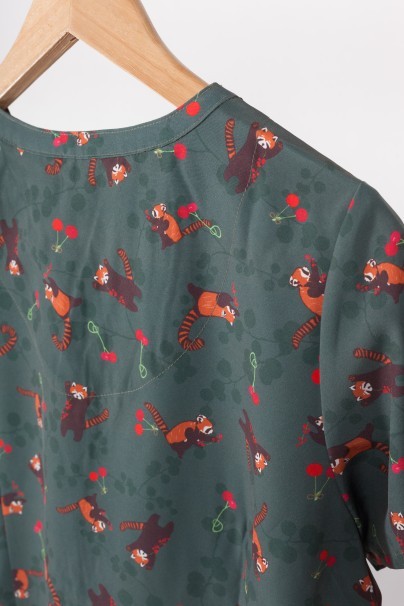 Women’s Maevn Prints scrub top bear-y bear-y-4