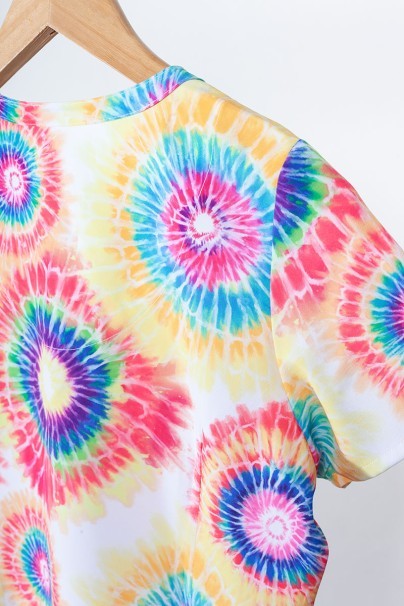 Women’s Maevn Prints scrub top rainbow dreams-4