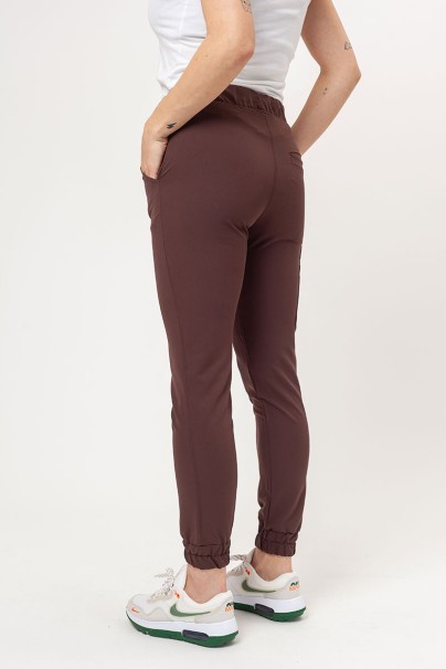 Women's Sunrise Uniforms Premium scrubs set (Joy top, Chill trousers) brown-10