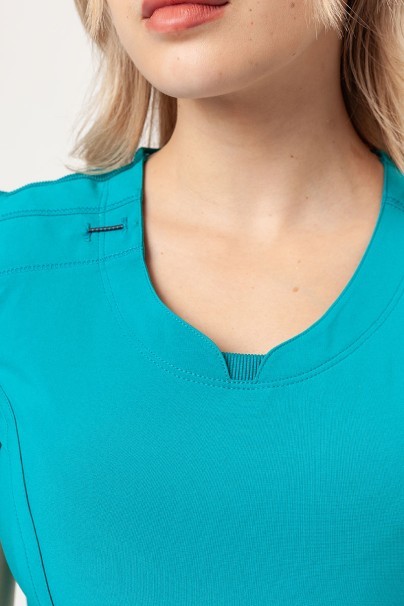 Women's Cherokee Infinity scrubs set teal blue-5