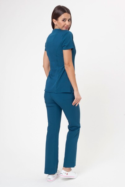 Women's Cherokee Infinity Slim Pull-on scrub trousers caribbean blue-5