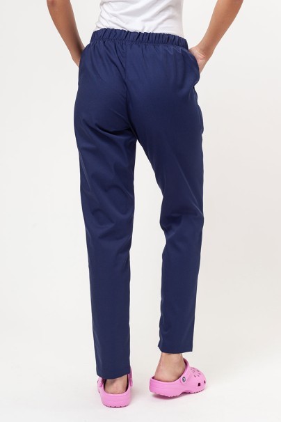 Women’s Sunrise Uniforms Basic Classic FRESH scrubs set (Light top, Regular trousers) navy-7