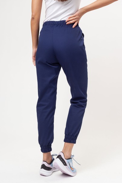 Women's Sunrise Uniforms Basic Jogger FRESH scrubs set (Light top, Easy trousers) navy-7