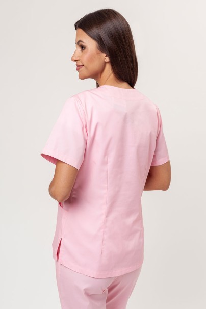 Women’s Sunrise Uniforms Basic Classic FRESH scrubs set (Light top, Regular trousers) blush pink-3