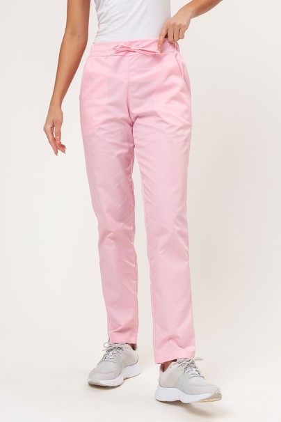 Women’s Sunrise Uniforms Basic Classic FRESH scrubs set (Light top, Regular trousers) blush pink-7
