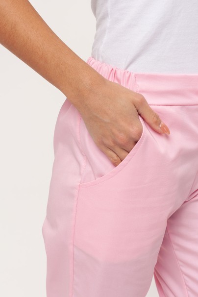 Women’s Sunrise Uniforms Basic Classic FRESH scrubs set (Light top, Regular trousers) blush pink-9