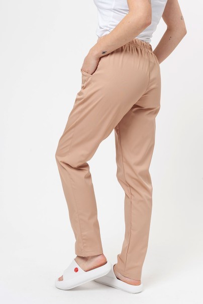 Women’s Sunrise Uniforms Basic Classic FRESH scrubs set (Light top, Regular trousers) khaki-7