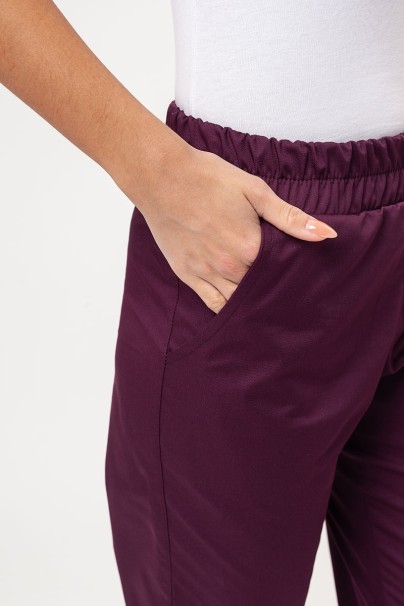 Women's Sunrise Uniforms Easy FRESH jogger scrub trousers burgundy-2
