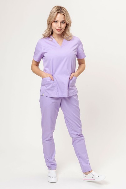 Women's Sunrise Uniforms Basic Light FRESH scrub top lavender-7