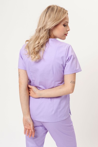 Women’s Sunrise Uniforms Basic Classic FRESH scrubs set (Light top, Regular trousers) lavender-3