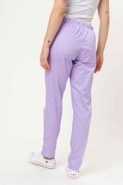 Women’s Sunrise Uniforms Basic Classic FRESH scrubs set (Light top, Regular trousers) lavender-8