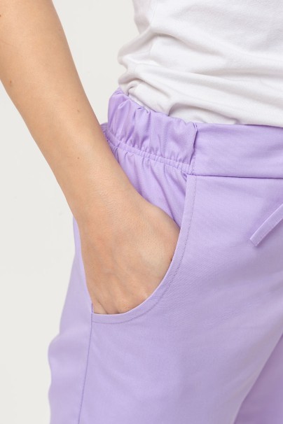 Women’s Sunrise Uniforms Basic Classic FRESH scrubs set (Light top, Regular trousers) lavender-9
