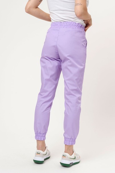Women's Sunrise Uniforms Basic Jogger FRESH scrubs set (Light top, Easy trousers) lavender-8