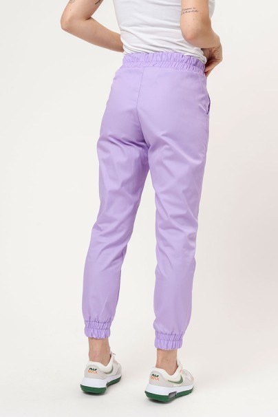 Women's Sunrise Uniforms Basic Jogger FRESH scrubs set (Light top, Easy trousers) lavender-8