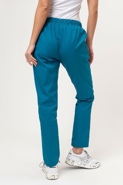 Women’s Sunrise Uniforms Basic Classic FRESH scrubs set (Light top, Regular trousers) caribbean blue-6
