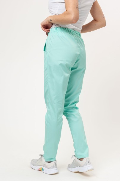 Women’s Sunrise Uniforms Basic Classic FRESH scrubs set (Light top, Regular trousers) mint-8