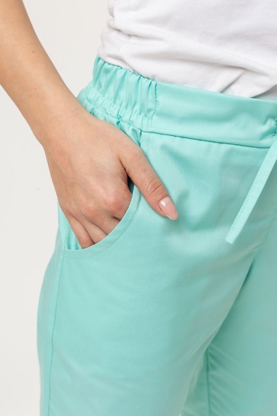 Women’s Sunrise Uniforms Basic Classic FRESH scrubs set (Light top, Regular trousers) mint-9