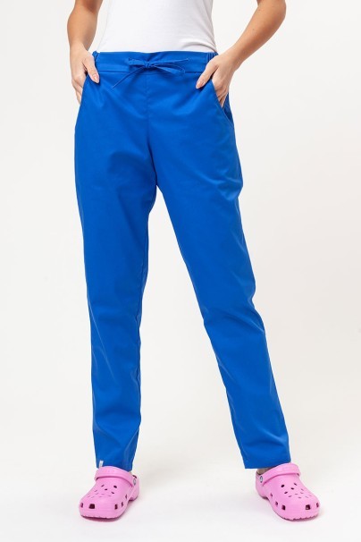 Women’s Sunrise Uniforms Basic Classic FRESH scrubs set (Light top, Regular trousers) royal blue-7