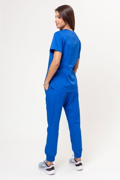 Women's Sunrise Uniforms Basic Jogger FRESH scrubs set (Light top, Easy trousers) royal blue-2