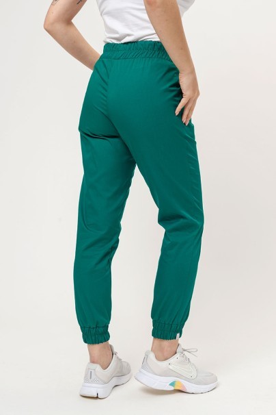 Women's Sunrise Uniforms Basic Jogger FRESH scrubs set (Light top, Easy trousers) hunter green-7