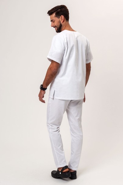 Men's Sunrise Uniforms Basic Standard FRESH scrub top white-6