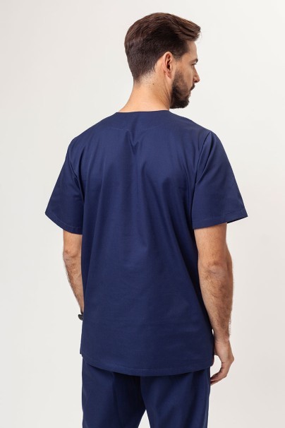 Men’s Sunrise Uniforms Basic Classic FRESH scrubs set (Standard top, Regular trousers) navy-3