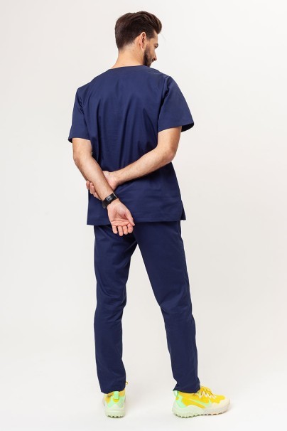 Men’s Sunrise Uniforms Basic Classic FRESH scrubs set (Standard top, Regular trousers) true navy-2