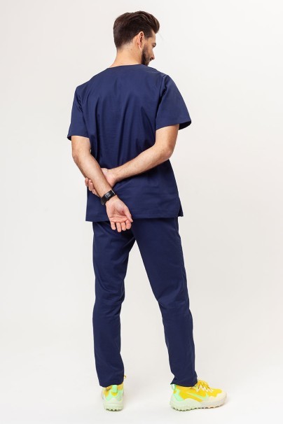 Men’s Sunrise Uniforms Basic Classic FRESH scrubs set (Standard top, Regular trousers) navy-2