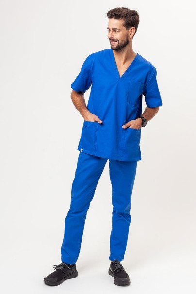 Men's Sunrise Uniforms Basic Standard FRESH scrub top royal blue-7