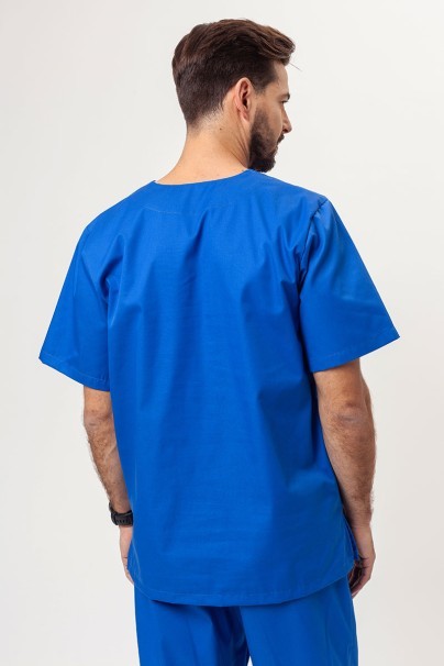 Men’s Sunrise Uniforms Basic Classic FRESH scrubs set (Standard top, Regular trousers) royal blue-4