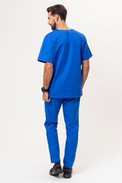 Men’s Sunrise Uniforms Basic Classic FRESH scrubs set (Standard top, Regular trousers) royal blue-2