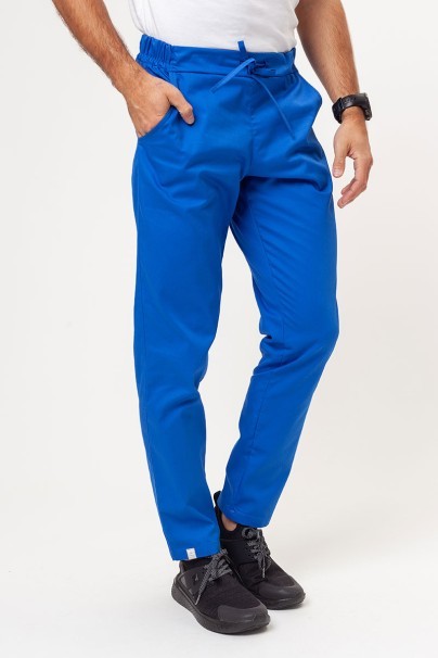 Men’s Sunrise Uniforms Basic Classic FRESH scrubs set (Standard top, Regular trousers) royal blue-8