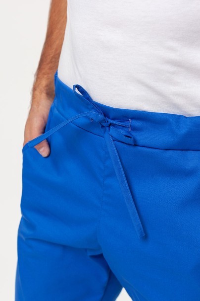 Men’s Sunrise Uniforms Basic Classic FRESH scrubs set (Standard top, Regular trousers) royal blue-10