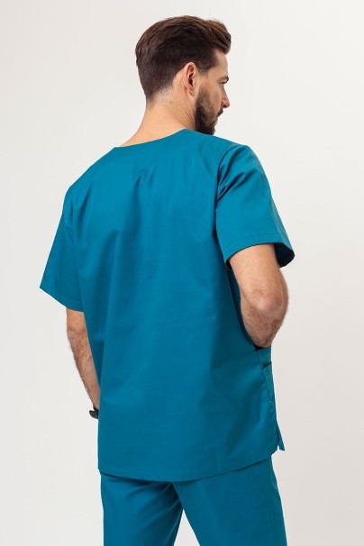 Men’s Sunrise Uniforms Basic Classic FRESH scrubs set (Standard top, Regular trousers) caribbean blue-3