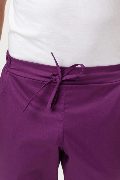 Men’s Sunrise Uniforms Basic Classic FRESH scrubs set (Standard top, Regular trousers) plum-9