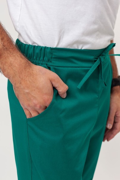 Men’s Sunrise Uniforms Basic Classic FRESH scrubs set (Standard top, Regular trousers) hunter green-10