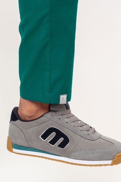 Men’s Sunrise Uniforms Basic Classic FRESH scrubs set (Standard top, Regular trousers) hunter green-11