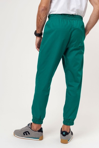 Men's Sunrise Uniforms Basic Jogger FRESH scrubs set (Light top, Easy trousers) hunter green-8