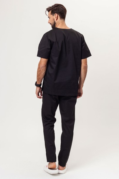 Men's Sunrise Uniforms Basic Standard FRESH scrub top black-8