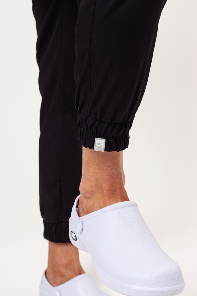 Men's Sunrise Uniforms Basic Jogger FRESH scrubs set (Light top, Easy trousers) black-11