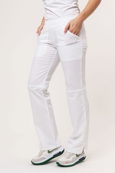 Women's Cherokee Revolution (Mock top, Straight trousers) scrubs set white-5