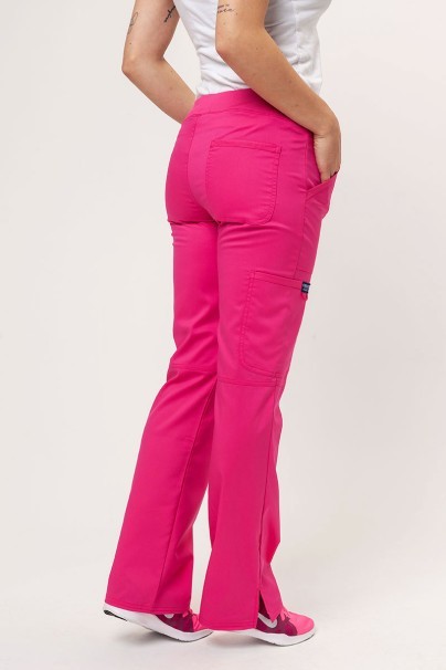 Women's Cherokee Revolution (Mock top, Straight trousers) scrubs set shocking pink-8