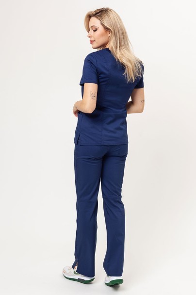 Women's Cherokee Revolution (Mock top, Straight trousers) scrubs set navy-2