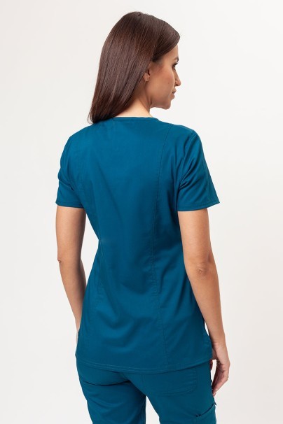 Women’s Cherokee Revolution Mock scrub top caribbean blue-1