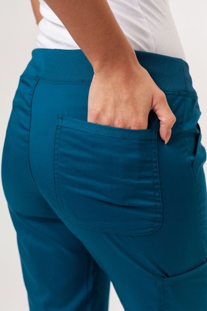 Women's Cherokee Revolution (Mock top, Straight trousers) scrubs set caribbean blue-11