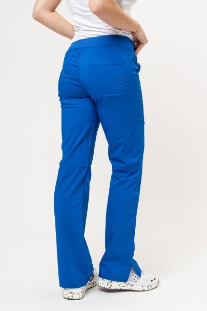 Women's Cherokee Revolution (Mock top, Straight trousers) scrubs set royal blue-8