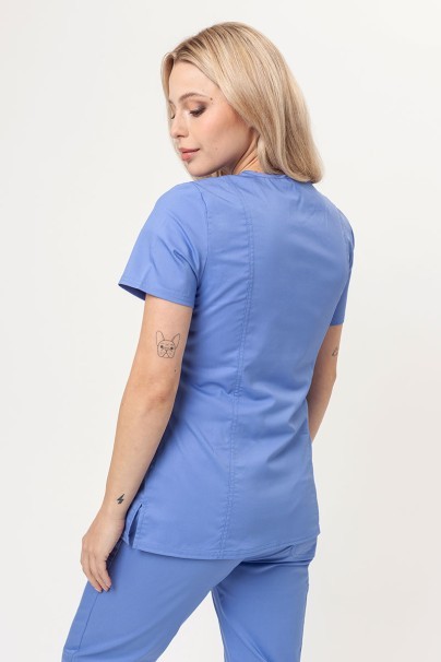 Women’s Cherokee Revolution Mock scrub top ciel blue-1