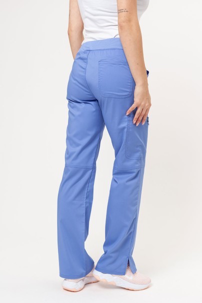 Women's Cherokee Revolution (Mock top, Straight trousers) scrubs set ciel blue-8