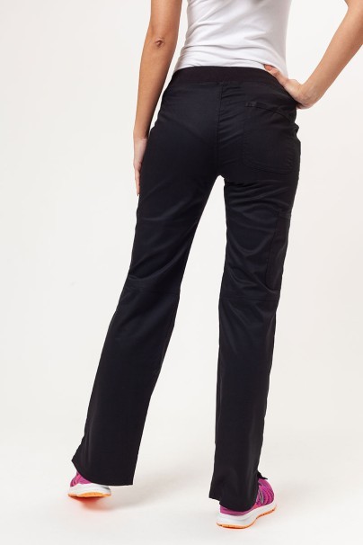 Women's Cherokee Revolution (Mock top, Straight trousers) scrubs set black-9