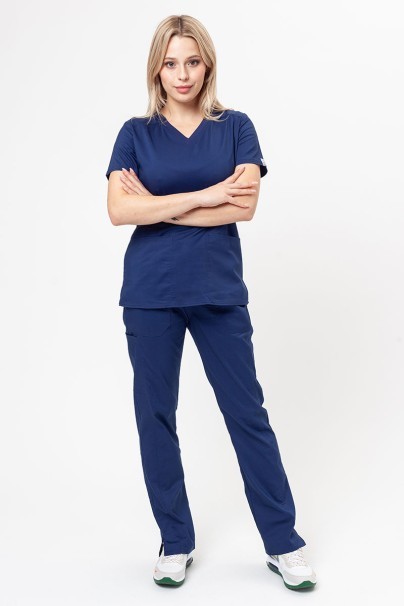 Women’s Cherokee Revolution Tech V-neck scrub top navy-7